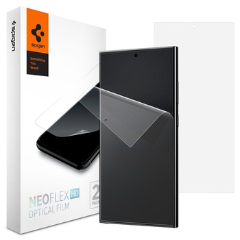 Spigen Neo Flex 2-Pack - Védőfólia 2 db. a Samsung Galaxy S24 Ultra (átlátszó) számára