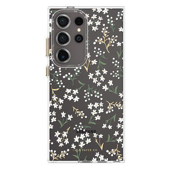 Rifle Paper Clear - Pouzdro pro Samsung Galaxy S24 Ultra (Petite Fleurs)