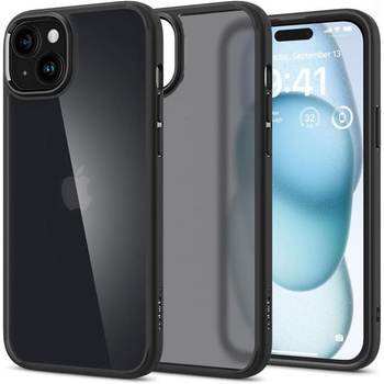 Spigen Ultra Hybrid - Etui do iPhone 15 (Frost Black)