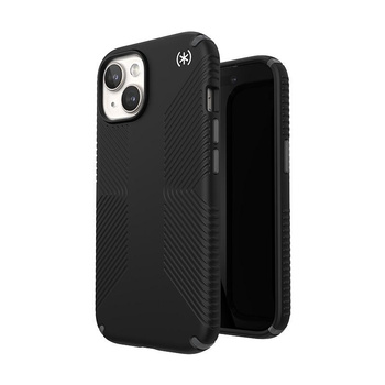 Speck Presidio2 Grip - Coque pour iPhone 15 (Noir / Gris ardoise / Blanc)