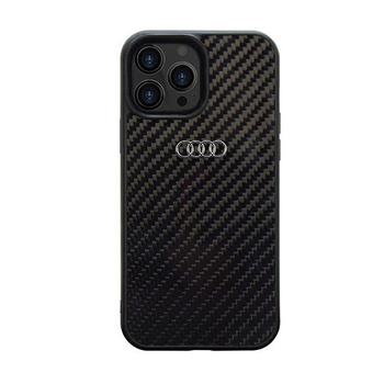 Audi Carbon Fiber - Coque pour iPhone 13 Pro Max (Noir)