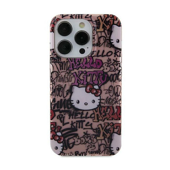 Hello Kitty IML Tags Graffiti - Etui iPhone 15 (różowy)