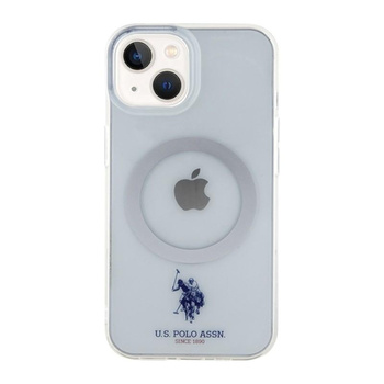 US Polo Assn MagSafe Kollektion - iPhone 15 Tasche (Transparent)