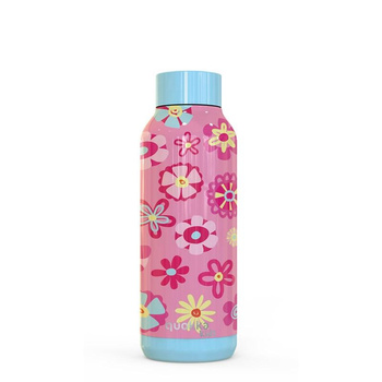 Quokka Solid Kids - Butelka termiczna ze stali nierdzewnej 510 ml (Flowers)