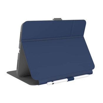 Speck Balance Folio - iPad 10.9" (2022) Hülle mit MICROBAN-Beschichtung mit Magnet und Standfuß (Arcadia Navy/Moody Grey)