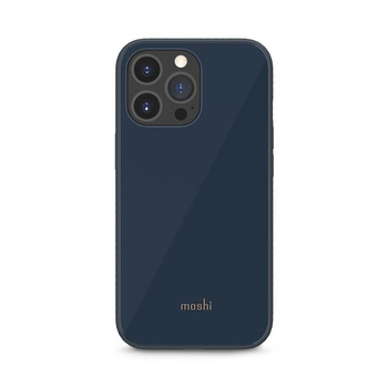 Moshi iGlaze Slim Hardshell Case - iPhone 13 Pro Case (SnapTo system) (Slate Blue)