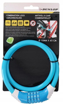 Dunlop - Anti-Diebstahl-Code Fahrradschloss (blau)