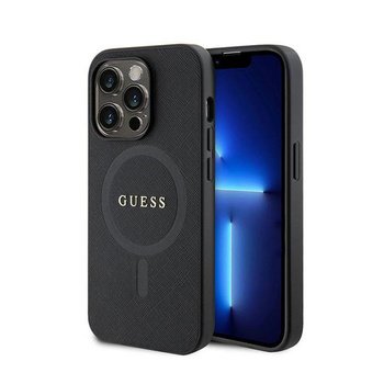 Guess Saffiano MagSafe - iPhone 15 Pro Max Case (black)