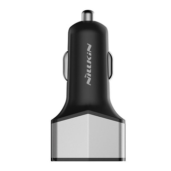 Nillkin Celerity Car Charger - Nabíječka do auta 2x USB + USB-C, 32W (stříbrná)