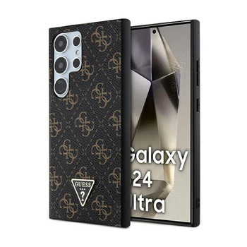 Guess 4G Triangle Metal Logo - Samsung Galaxy S24 Ultra Case (black)