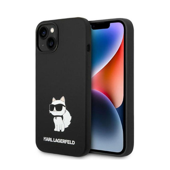 Karl Lagerfeld Silikonové pouzdro NFT Choupette - iPhone 14 Plus (černé)