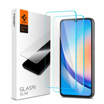 Spigen Glas.TR Slim 2-Pack - Tempered Glass for Samsung Galaxy A34 5G