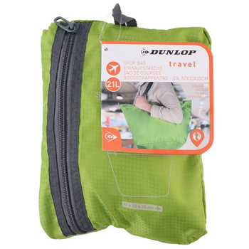 Dunlop - Folding shopping bag 21 l (green)