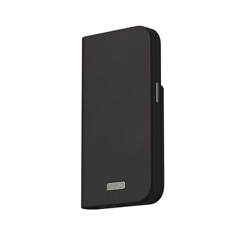 Moshi Overture MagSafe - Leather 3-in-1 flip case for iPhone 15 Pro (Midnight Black)