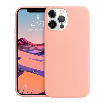 Crong Color Cover - pouzdro pro iPhone 12 / iPhone 12 Pro (růžové)