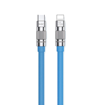 WEKOME WDC-187 Wingle Series - Připojovací kabel USB-C na Lightning s rychlým nabíjením PD 20W 1,2 m (modrý)