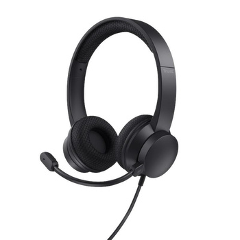 Trust Ayda - Casque avec microphone USB-A/USB-C & ENC (Noir)