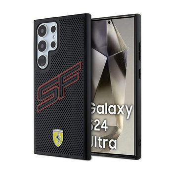 Ferrari Big SF Perforiert - Samsung Galaxy S24 Ultra Tasche (schwarz)