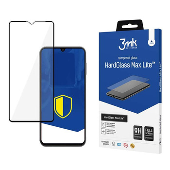 3mk HardGlass Max Lite - Verre trempé pour Samsung Galaxy A14 (Noir)