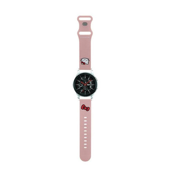 Hello Kitty Silicone Kitty Head - Universalarmband für Smartwatch 22 mm (rosa)