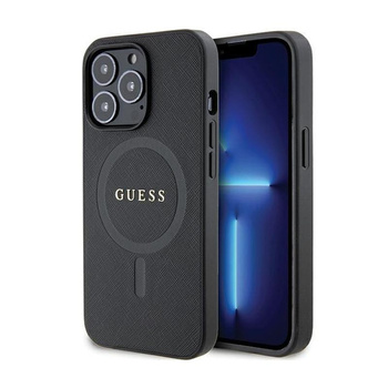 Guess Saffiano MagSafe - iPhone 13 Pro Max Case (black)