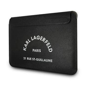 Karl Lagerfeld Saffiano RSG Sleeve - pouzdro na 16" notebook (černé)