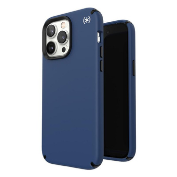 Speck Presidio2 Pro - Coque antibactérienne pour iPhone 14 Pro Max (Bleu côtier / Noir / Blanc)