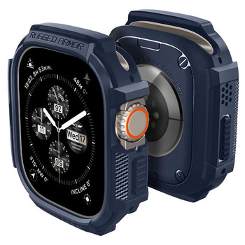 Spigen Rugged Armor - Gehäuse für Apple Watch Ultra 1/2 49 mm (Marineblau)