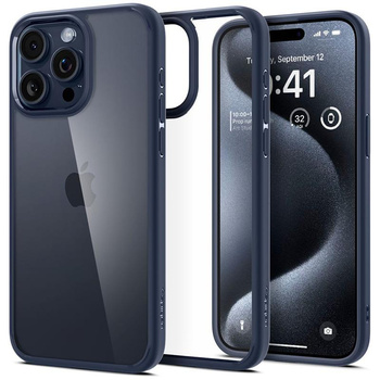 Spigen Ultra Hybrid - pouzdro pro iPhone 15 Pro Max (námořnická modrá)