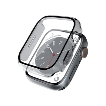 Crong Hybrid Watch Case - Boîtier avec verre pour Apple Watch 40mm (transparent)