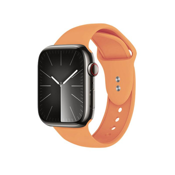 Crong Liquid - Pasek do Apple Watch 44/45/46/49 mm (pomarańczowy)