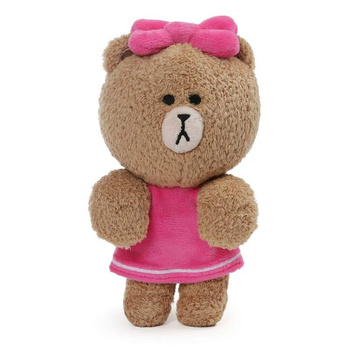 Line Friends - Plush mascot 17 cm CHOCO teddy bear