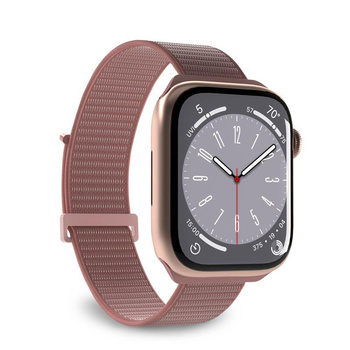 PURO Nylon Sport - szíj Apple Watch 38/40/41 mm-es órához (rózsaszín)