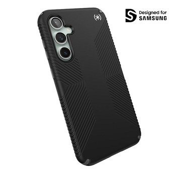 Speck Presidio2 Grip - Samsung Galaxy S23 FE Gehäuse (Schwarz/Schwarz/Weiß)