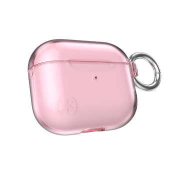 Speck Presidio Clear - Apple AirPods 3 Case with Microban Antimicrobial Protection (Icy Pink)