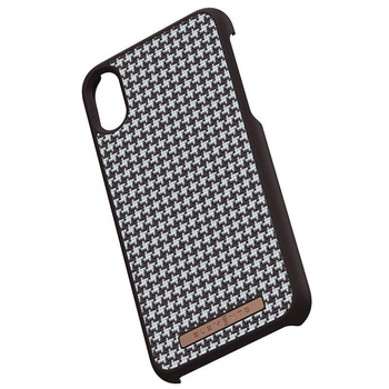 Nordic Elements Saeson Idun - Coque en matériau iPhone Xs / X (Dark Brown Pattern 2)