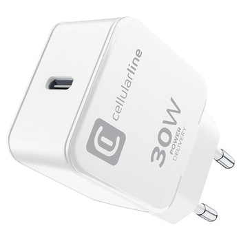 Cellularline The One - USB-C Power Delivery 30W Charger (white)