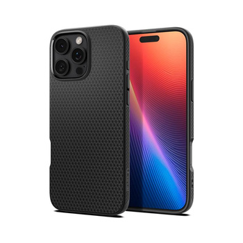 SPIGEN LIQUID AIR IPHONE 16 PRO MATNĚ ČERNÝ