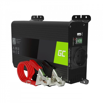 Green Cell - Feszültség átalakító Inverter 12V - 230V 300W/600W tiszta szinusz hullám 300W/600W