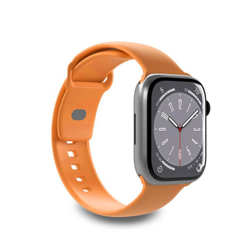 PURO ICON - Bracelet élastique pour Apple Watch 38/40/41 mm (S/M & M/L) (Abricot)