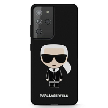 Karl Lagerfeld Fullbody szilikon ikonikus - Samsung Galaxy S21 Ultra tok (fekete)