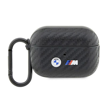 BMW Carbon Double Metal Logo - Étui AirPods Pro 2 (Noir)