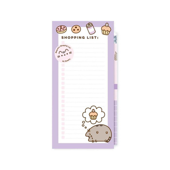 Pusheen - Bloc-notes avec aimant pour réfrigérateur + crayon de la collection Moments