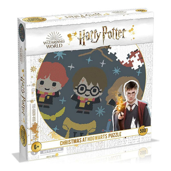 Harry Potter - Puzzle 500 elem díszdobozban (Karácsony Roxfortban)