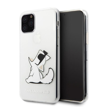 Karl Lagerfeld Choupette Fun Sonnenbrille - iPhone 11 Pro Hülle (Transparent)