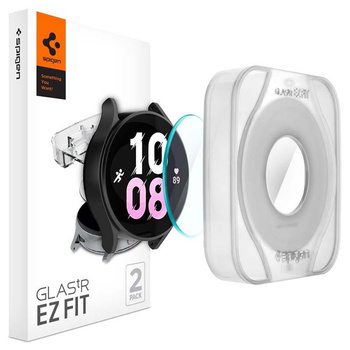 Spigen GLAS.TR EZ FIT - Verre trempé pour Samsung Galaxy Watch 5 Pro 45 mm (2 pcs)