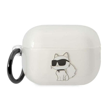 Karl Lagerfeld NFT Ikonik Choupette Head - pouzdro na AirPods Pro 2 (průhledné)