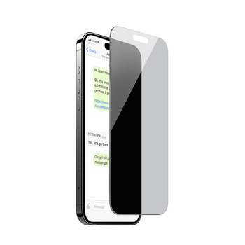 Puro Privacy Tempered Glass - gehärtetes Schutzglas mit Sichtschutzfilter für iPhone 15 Pro Max