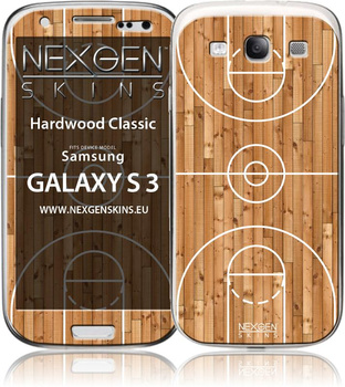 Nexgen Skins - Samsung GALAXY S III 3D effect case skin set (Hardwood Classic 3D)