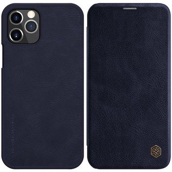 Nillkin Qin Leather Case - Apple iPhone 12 Pro Max Case (Blue)